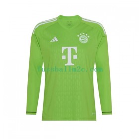 Fußballtrikots FC Bayern München Torwart Auswärts Trikotsatz 2023-2024 Langarm
